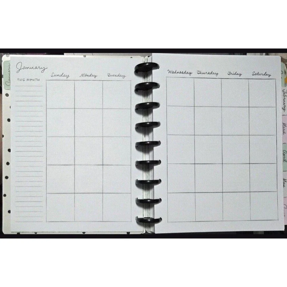 Maggie Holmes Day-To-Day 9 Disc Undated Planner 7.5